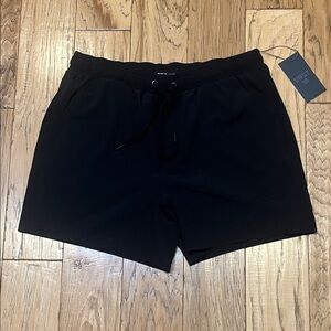 VRST 5” All In Men's Pure Black Shorts - Large